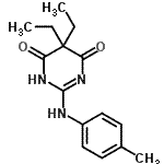 CAS#: 87215-97-2， 5,5-Diethyl-2-[(4-methylphenyl)amino]-4,6(1H,5H)-pyrimidinedione