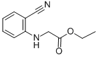 structure of CAS# 87223-76-5, Ethyl 2-(2-Cyanoanilino)Acetate;ETHYL 2-(2-CYANOANILINO)ACETATE