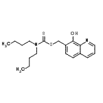 CAS#: 87236-71-3， (8-Hydroxy-7-quinolinyl)methyl dibutylcarbamodithioate