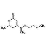 CAS#: 872452-11-4， 4-(1-Butoxyvinyl)-6-methyl-5,6-dihydro-2H-pyran-2-one