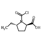 CAS#: 87251-08-9， (5S)-1-(Chlorocarbonyl)-5-ethyl-D-proline