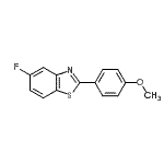 CAS#: 872726-34-6， 5-Fluoro-2-(4-methoxyphenyl)-1,3-benzothiazole