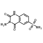 CAS#: 87296-77-3, 3-Amino-2,4-dioxo-1,2,3,4-tetrahydro-6-quinazolinesulfonamide