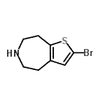 CAS#: 873015-85-1， 2-Bromo-5,6,7,8-tetrahydro-4H-thieno[2,3-d]azepine