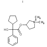 CAS#: 873295-32-0， 3-[2-Cyclopentyl(hydroxy)phenylacetoxy]-1,1-dimethylpyrrolidinium iodide