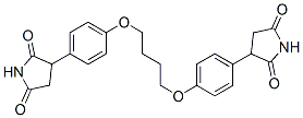 CAS#: 87367-89-3， 3-[4-[4-[4-(2,5-Dioxopyrrolidin-3-Yl)Phenoxy]Butoxy]Phenyl]Pyrrolidine-2,5-Dione