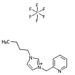 CAS#: 873788-09-1， 1-Butyl-3-(2-pyridinylmethyl)-1H-imidazol-3-ium hexafluorophosphate