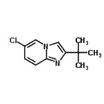 CAS#: 873943-63-6， 6-Chloro-2-(2-methyl-2-propanyl)imidazo[1,2-a]pyridine