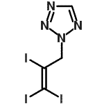 CAS#: 87427-25-6， 2-(2,3,3-Triiodo-2-propen-1-yl)-2H-tetrazole