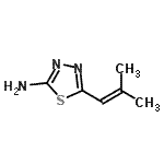 CAS#: 874507-61-6， 5-(2-Methyl-1-propen-1-yl)-1,3,4-thiadiazol-2-amine