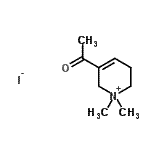 CAS#: 87453-64-3， 5-Acetyl-1,1-dimethyl-1,2,3,6-tetrahydropyridinium iodide