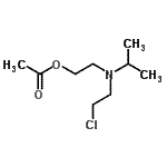 CAS#: 87468-07-3， 2-[(2-Chloroethyl)(isopropyl)amino]ethyl acetate