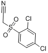 structure of CAS# 87475-64-7, 2,4-Dichlorobenzenesulphonylacetonitrile;2-[(2,4-DICHLOROPHENYL)SULFONYL]ACETONITRILE;2,4-DICHLOROBENZENESULPHONYLACETONITRILE;2,4-DICHLOROBENZENESULFONYLACETONITRILE