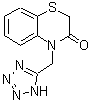 structure of CAS# 874765-99-8, 4-(1H-Tetrazol-5-ylmethyl)-2H-1,4-benzothiazin-3(4H)-one;4-(1H-1,2<wbr>,3,4-tetr<wbr>aazol-5-y<wbr>lmethyl)-<wbr>2H-benzo[<wbr>e]1,4-thi<wbr>azin-3-one;4-(1H-Tetrazol-5-Yl-Methyl)-4H-Benzo[1,4]Thiazin-3-One;4-(1H-TETRAZOL-5-YLMETHYL)-4H-BENZO[1,4]THIAZIN-3-ONE