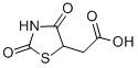 structure of CAS# 875-97-8, 2-[(5S)-2,4-Dioxothiazolidin-5-Yl]Acetate;2-[(5S)-2,4-Dioxothiazolidin-5-Yl]Acetate;2-[(5S)-2,4-Dioxo-5-Thiazolidinyl]Acetate;2-[(5S)-2,4-Diketothiazolidin-5-Yl]Acetate