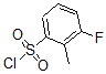 结构式 CAS# 875166-92-0, 3-氟-2-甲基苯磺酰氯