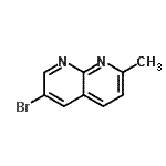 CAS#: 875224-93-4， 6-Bromo-2-methyl-1,8-naphthyridine