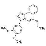 CAS#: 87540-49-6， 3-(3,4-Dimethoxyphenyl)-6-ethoxy[1,2,4]triazolo[3,4-a]phthalazine