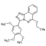 CAS#: 87540-51-0， 6-Ethoxy-3-(2,4,5-trimethoxyphenyl)[1,2,4]triazolo[3,4-a]phthalazine