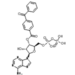 CAS#: 87550-03-6， 3'-O-(4-Benzoylbenzoyl)adenosine 5'-(trihydrogen diphosphate)