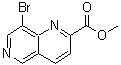 CAS 登录号：875514-20-8， 8-溴-1,6-萘啶-2-羧酸甲酯