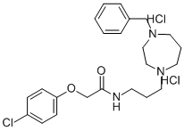 CAS#: 87576-03-2， 2-(4-Chlorophenoxy)-N-(3-(Hexahydro-4-Benzyl-1H-1,4 -Diazepin-1-Yl)Propyl)-Acetamide dihydrochloride