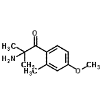 CAS#: 875916-66-8， 2-Amino-1-(4-methoxy-2-methylphenyl)-2-methyl-1-propanone