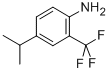 structure of CAS# 87617-29-6, 2-Amino-5-Isopropylbenzotrifluoride;4-ISOPROPYL-2-TRIFLUOROMETHYL-PHENYLAMINE;2-Amino-5-Isopropylbenzotrifluoride, 97+%;4-ISOPROPYL-2-(TRIFLUOROMETHYL)ANILINE
