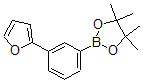 结构式 CAS# 876316-29-9, 3-(呋喃-2-基)苯硼酸频哪醇酯