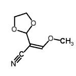 CAS#: 87647-16-3， (2Z)-2-(1,3-Dioxolan-2-yl)-3-methoxyacrylonitrile
