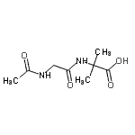CAS#: 876480-30-7， N-Acetylglycyl-2-methylalanine