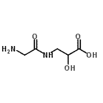 CAS#: 876480-94-3， 3-(Glycylamino)-2-hydroxypropanoic acid