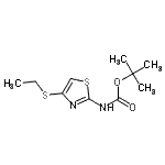 CAS#: 876756-21-7， 2-Methyl-2-propanyl [4-(ethylsulfanyl)-1,3-thiazol-2-yl]carbamate