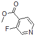 structure of CAS# 876919-08-3, 3-Fluoro-4-Pyridinecarboxylic Acid Methyl Ester