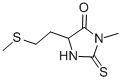 CAS 登录号：877-49-6， 3-甲基-5-[2-(甲硫基)乙基]-2-硫代-4-咪唑烷酮