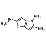 CAS#: 877396-26-4， N<sup>2</sup>-Methyl-4H-furo[3,2-b]pyrrole-2,4,5-triamine