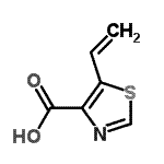 CAS#: 87764-55-4， 5-Vinyl-1,3-thiazole-4-carboxylic acid
