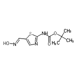 CAS#: 878376-12-6， 2-Methyl-2-propanyl {5-[(E)-(hydroxyimino)methyl]-1,3-thiazol-2-yl}carbamate