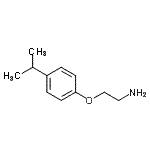 结构式 CAS# 878433-18-2, 2-(4-异丙基苯氧基)乙胺