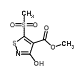 CAS#: 878477-24-8， Methyl 5-(methylsulfonyl)-3-oxo-2,3-dihydro-1,2-thiazole-4-carboxylate