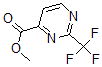 structure of CAS# 878745-51-8, 2-(Trifluoromethyl)-4-Pyrimidinecarboxylic Acid Methyl Ester;2-Trifluoromethyl-Pyrimidine-4-Carboxylic Acid Methyl Ester;METHYL 2-TRIFLUOROMETHYL-4-PYRIMIDINE CARBOXYLATE;Methyl2-(Trifluoromethyl)Pyrimidine-4-Carboxylate