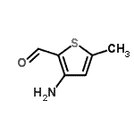 CAS#: 878996-04-4， 3-Amino-5-methyl-2-thiophenecarbaldehyde