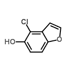 CAS#: 879093-12-6， 4-Chloro-1-benzofuran-5-ol