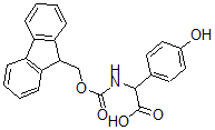 CAS#: 879500-54-6， alpha-[[(9H-Fluoren-9-Ylmethoxy)Carbonyl]Amino]-4-Hydroxy-Benzeneacetic Acid