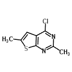 CAS#: 879873-61-7， 4-chloro-2,6-dimethyl-thieno[2,3-d]pyrimidine