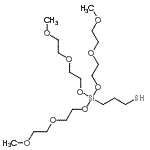 CAS#: 87994-63-6， 9,9-Bis[2-(2-methoxyethoxy)ethoxy]-2,5,8-trioxa-9-siladodecane-12-thiol