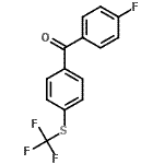 CAS#: 87996-58-5， (4-Fluorophenyl){4-[(trifluoromethyl)sulfanyl]phenyl}methanone