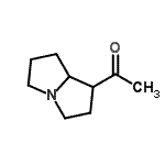 CAS#: 88001-41-6， 1-(Hexahydro-1H-pyrrolizin-1-yl)ethanone