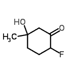 CAS#: 88100-65-6， 2-Fluoro-5-hydroxy-5-methylcyclohexanone
