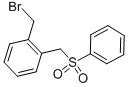 structure of CAS# 88116-02-3, 1-Bromomethyl-2-[(Phenylsulfonyl)Methyl]Benzene